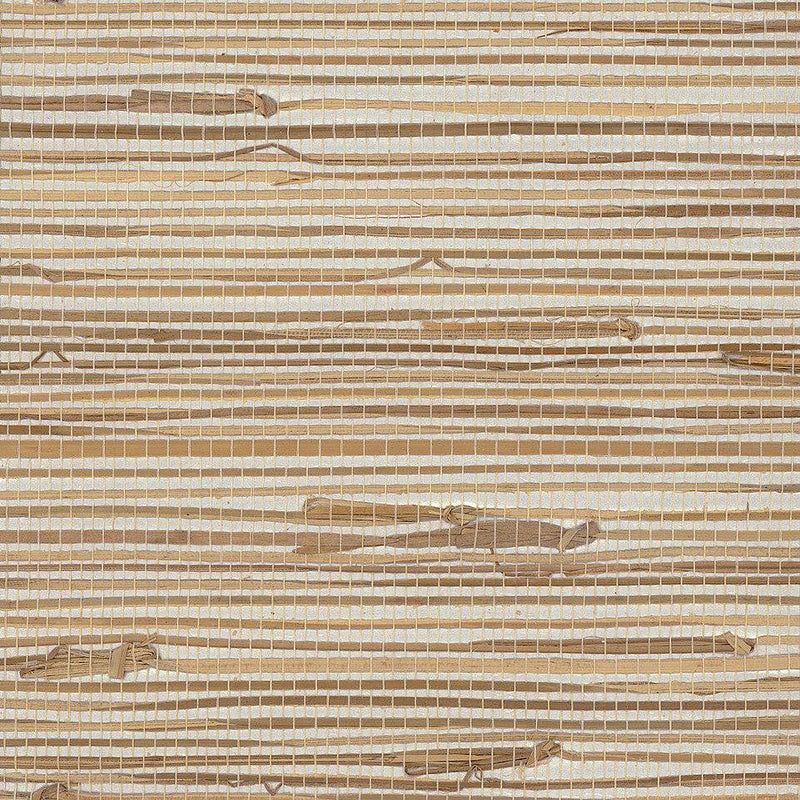 Wallpaper Wide Knotted Grass Wallpaper Sample // Metallic 8 x 10 
