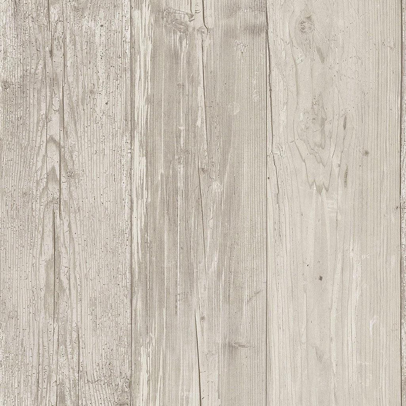 Wallpaper Wide Wooden Planks Wallpaper Sample // Grey & Black 8 x 10 