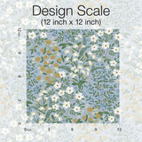 Wallpaper Wildwood Garden Wallpaper // Blue & White 