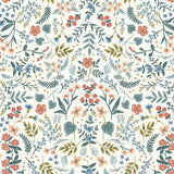 Wallpaper Wildwood Wallpaper // Beige & Coral 