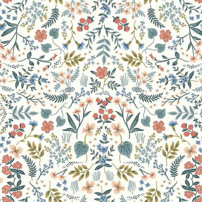 Wallpaper Wildwood Wallpaper // Beige & Coral 