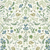 Wallpaper Wildwood Wallpaper // Blue & Green 