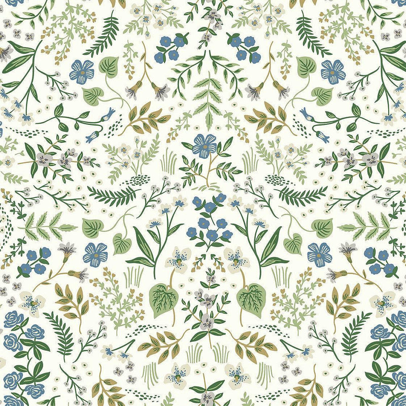 Wallpaper Wildwood Wallpaper // Blue & Green 