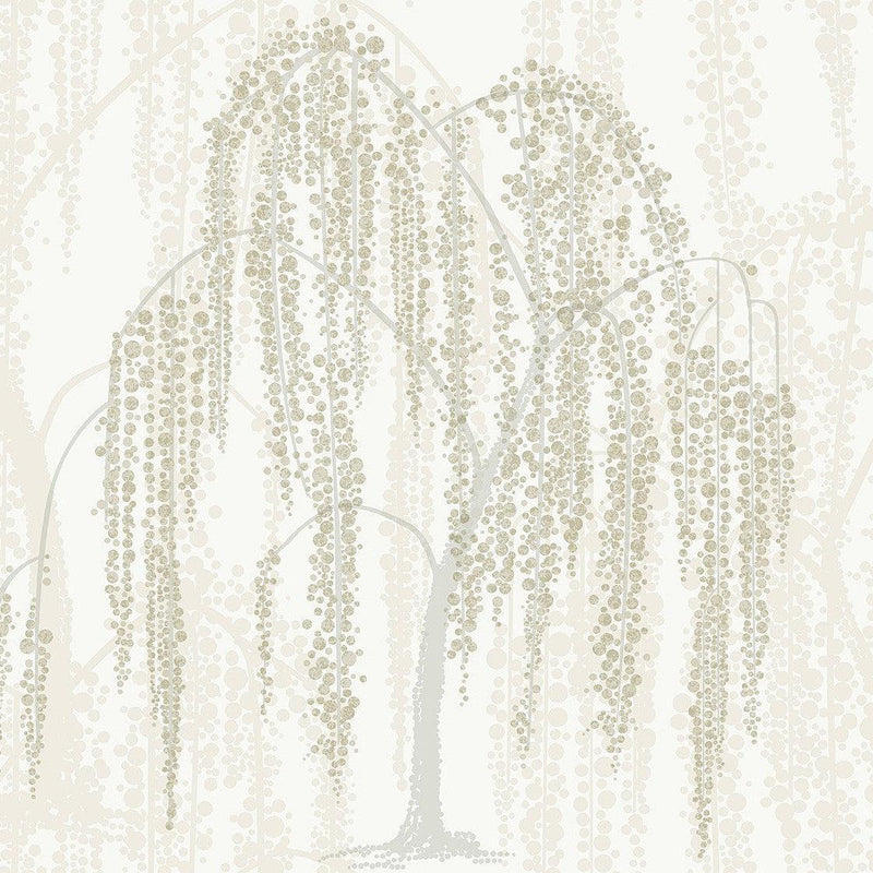 Wallpaper Willow Glow Wallpaper Sample // Neutral 8 x 10 