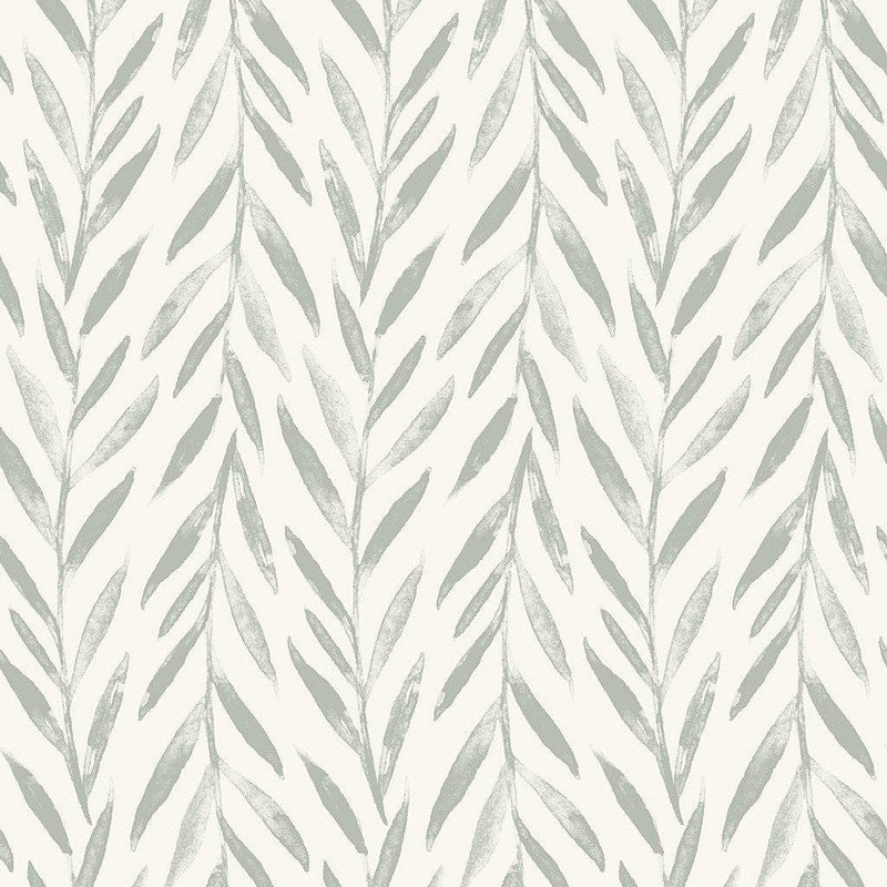 Wallpaper Willow Wallpaper Sample // Grey 8 x 10 