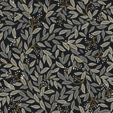 Wallpaper Willowberry Peel & Stick Wallpaper // Black 