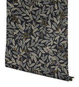 Wallpaper Willowberry Peel & Stick Wallpaper // Black 
