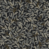 Wallpaper Willowberry Peel & Stick Wallpaper // Black 