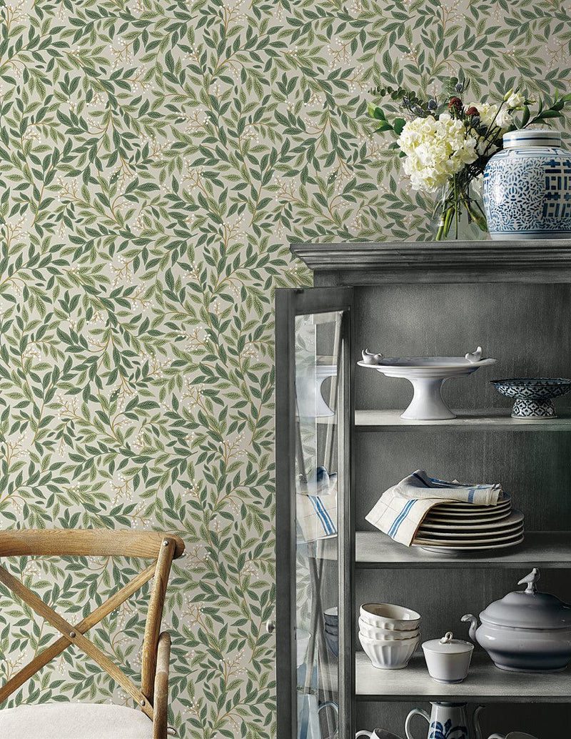 Wallpaper Willowberry Peel & Stick Wallpaper // Linen 