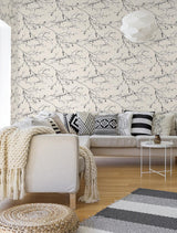 Wallpaper Winter Branches Wallpaper // White 