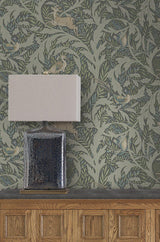 Wallpaper Woodland Tapestry Wallpaper // Sage 