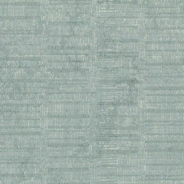 Wallpaper Woven Stripe Wallpaper // Teal 