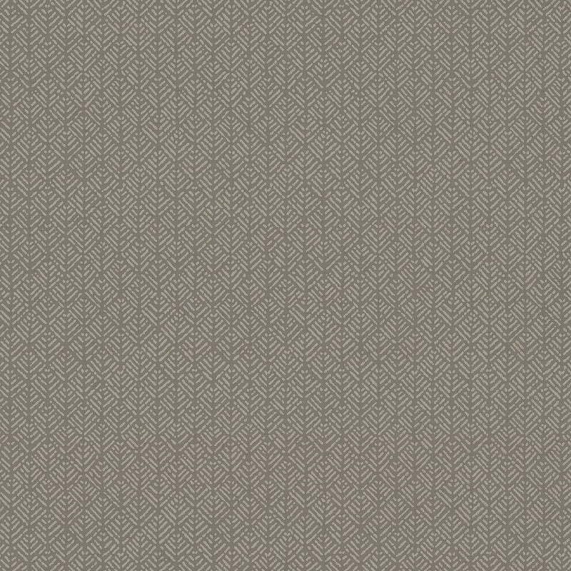 Wallpaper Woven Texture Wallpaper Sample // Brown 8 x 10 