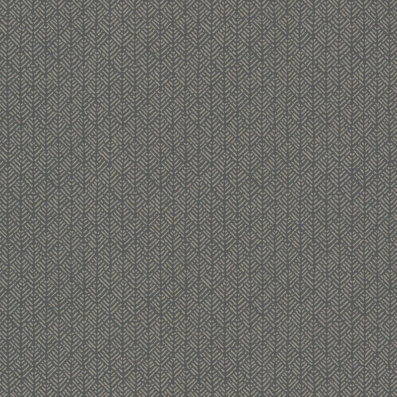 Wallpaper Woven Texture Wallpaper Sample // Grey 8 x 10 