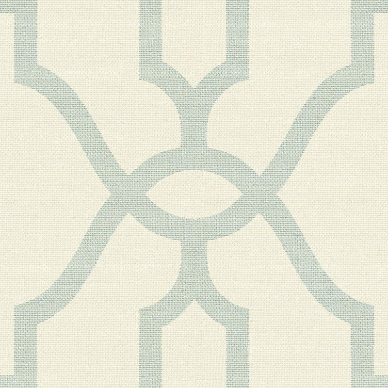 Wallpaper Woven Trellis Wallpaper // Eggshell 