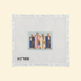 Symphony of Suitcases // Needlepoint