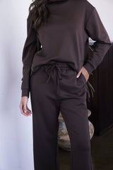  Butter Modal Side Binding Wide Leg Pants 