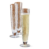 Champagne Glasses Bubble Champagne Flute - clear 