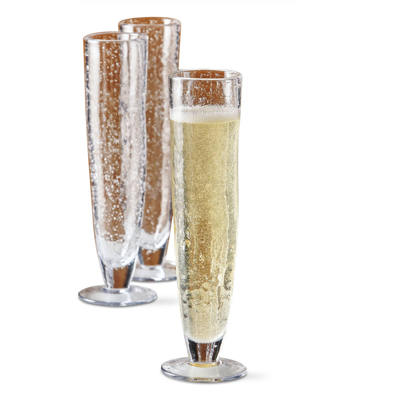 Champagne Glasses Bubble Champagne Flute - clear 