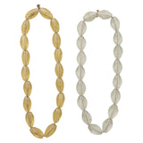 Glass Beads on Jute Cord // 2 Colors 