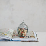  Recycled Pressed Glass Lemon Jar 