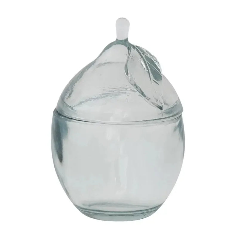  Recycled Pressed Glass Lemon Jar 