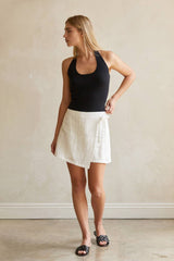 Lifestyle Adelle Wrap Mini Skort 
