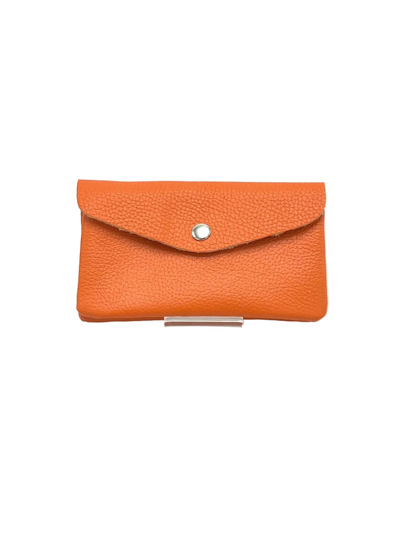  Italian Leather Wallet // Orange 