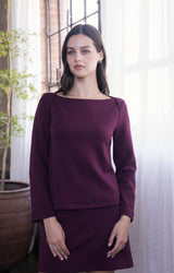 Long Sleeve Round Neck Top // 3 Colors Port XS 