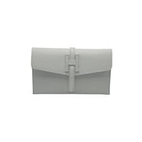  Genuine leather mini clutch bag, Made in Italy, art. 112592: Olive 