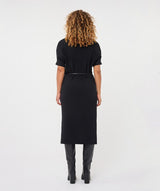  Anica Knit Midi Dress with Belt 