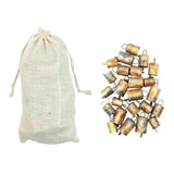 Holiday Decorative Objects Metal Bells in Muslin Bag 