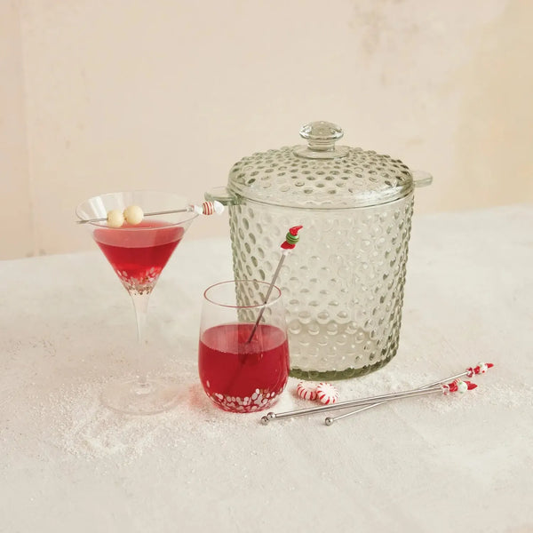 Holiday Bar & Drinkware Golden Confetti Martini Glass 