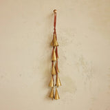 Holiday Decorative Objects Velvet Ribbon Door Hanger with Bells 