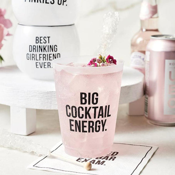 Bar & Glassware Big Cocktail Energy Frosted Cup - 8pk 