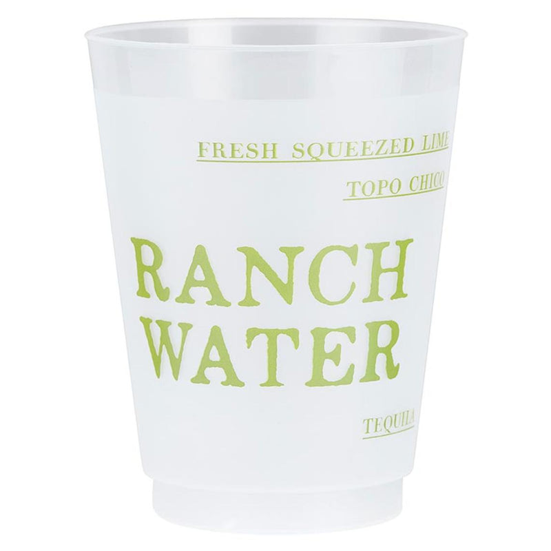 Bar & Glassware Ranch Water Frosted Cup - 8pk 