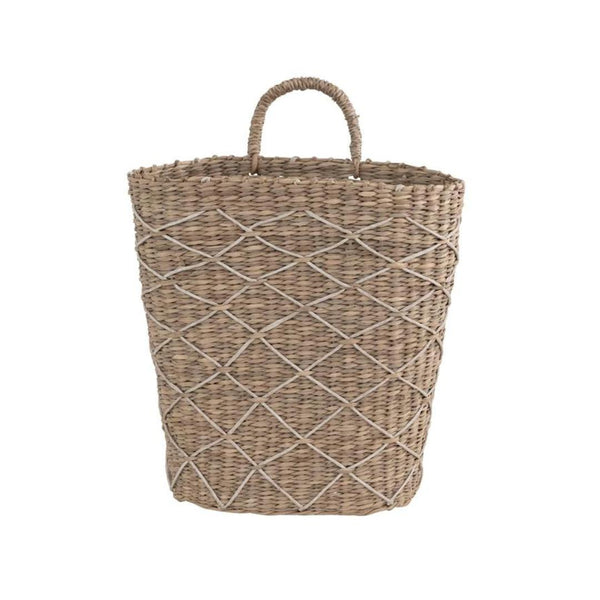 Baskets Hand-Woven Seagrass Wall Basket 