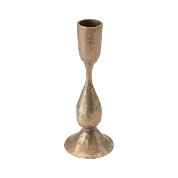 Candle Holders Hand-Forged Brass Hourglass Taper Holder 