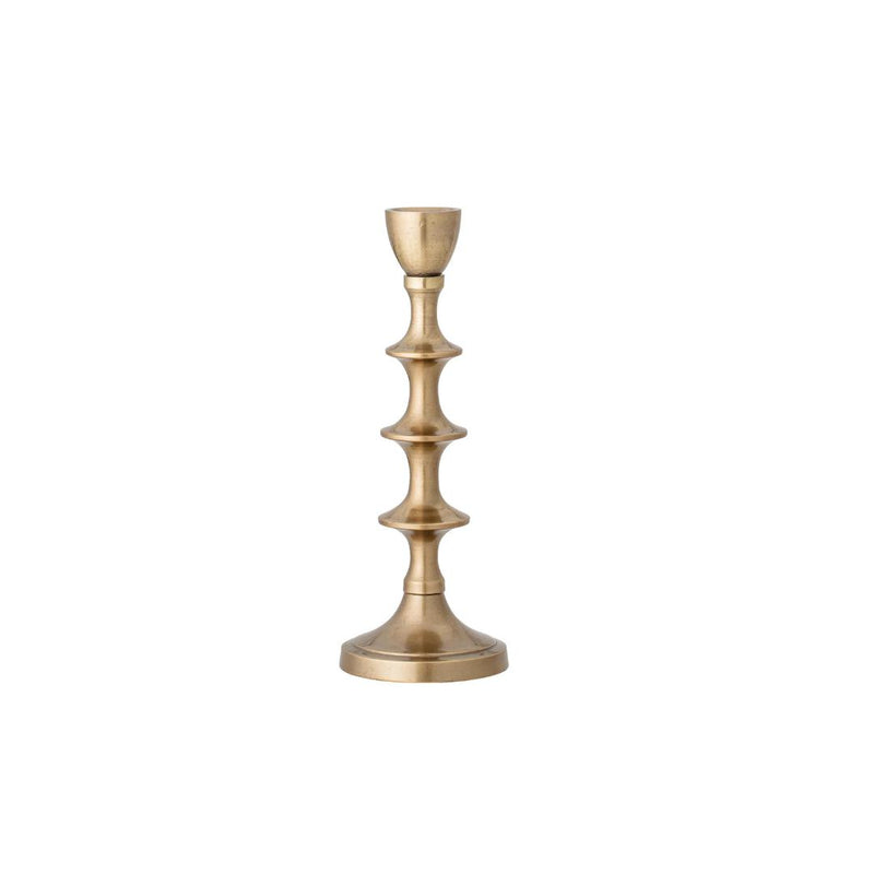 Candle Holders Metal Taper Holders - Gold Finish // 2 Sizes 3-3/4" x 10"H 