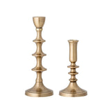 Candle Holders Metal Taper Holders - Gold Finish // 2 Sizes 