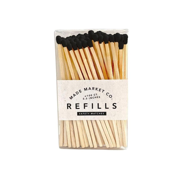 Candles & Matches Safety Match Refill - 2 Colors 