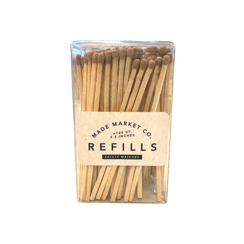 Candles & Matches Safety Match Refill // 3 Colors Camel 