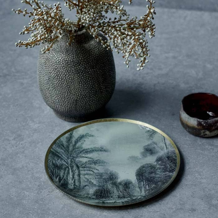 Decorative Trays Palmela Landscape Decorative Plate 