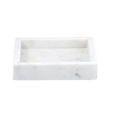 Home Accents White Square Marble Tray 