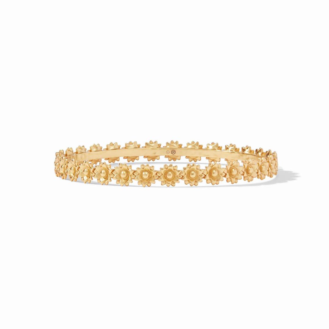 Flower Bracelet - Gold Plated - Julie Vos - Flora Stacking Bangle - Small