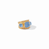 Jewelry Trieste Statement Ring // Chalcedony Blue 