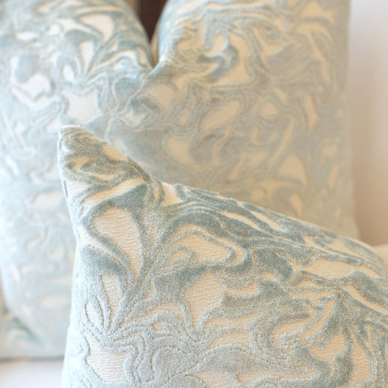 Pillow Covers Marble Cut Velvet Pillow Cover // Mineral 