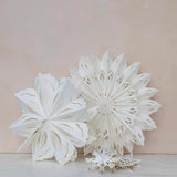 Seasonal & Holiday Decorations 25" White Paper Snowflake Ornament 