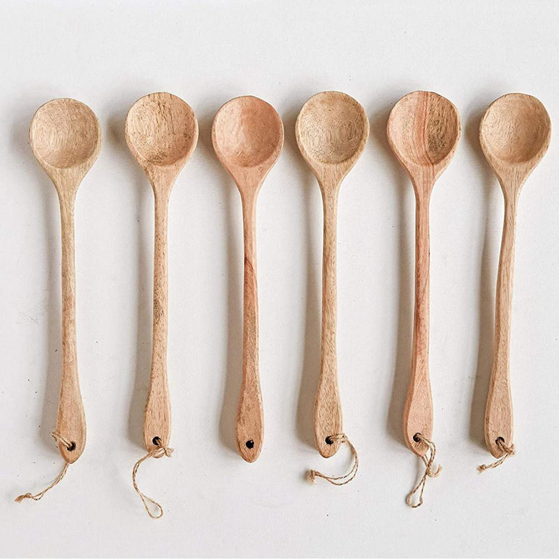 Servingware Hand-Carved Mango Wood Spoon 
