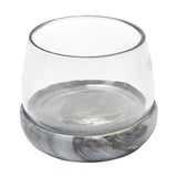 Servingware Small Grey Marble & glass Bowl Chiller 